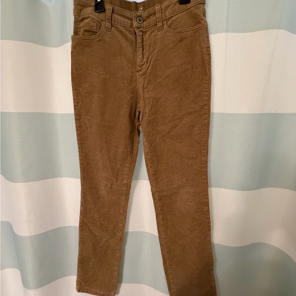 Slim Fit Women’s Corduroy Skinny Jeans in Brown